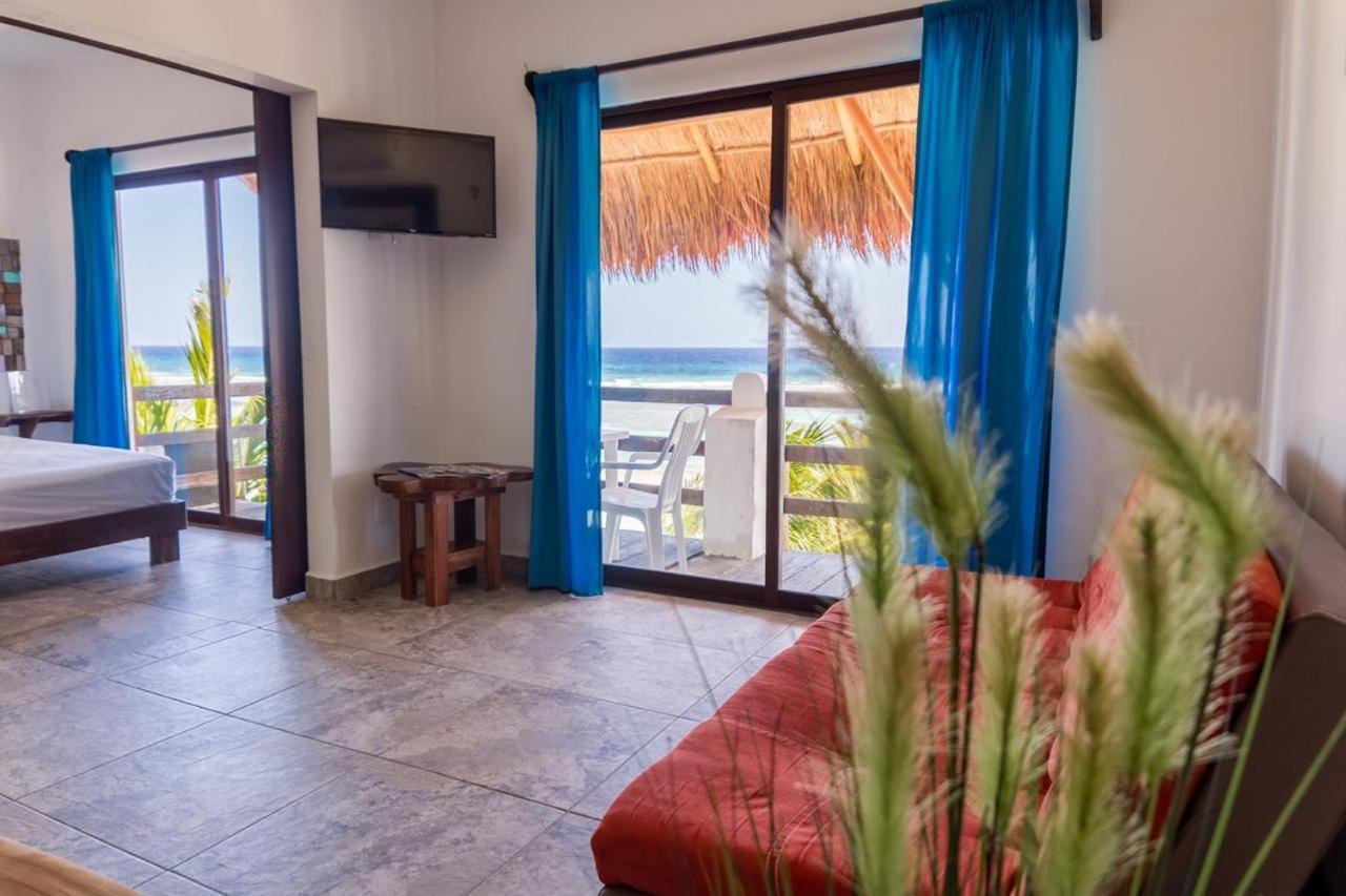 Hotel Blue Reef Frente Al Mar Mahahual Eksteriør billede