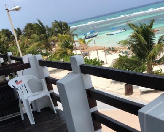 Hotel Blue Reef Frente Al Mar Mahahual Eksteriør billede