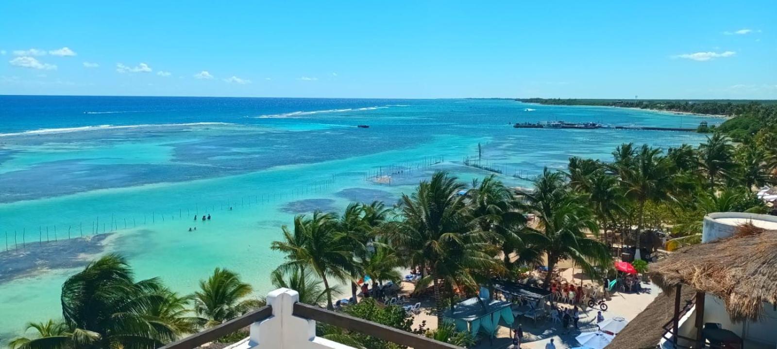Hotel Blue Reef Frente Al Mar Mahahual Eksteriør billede