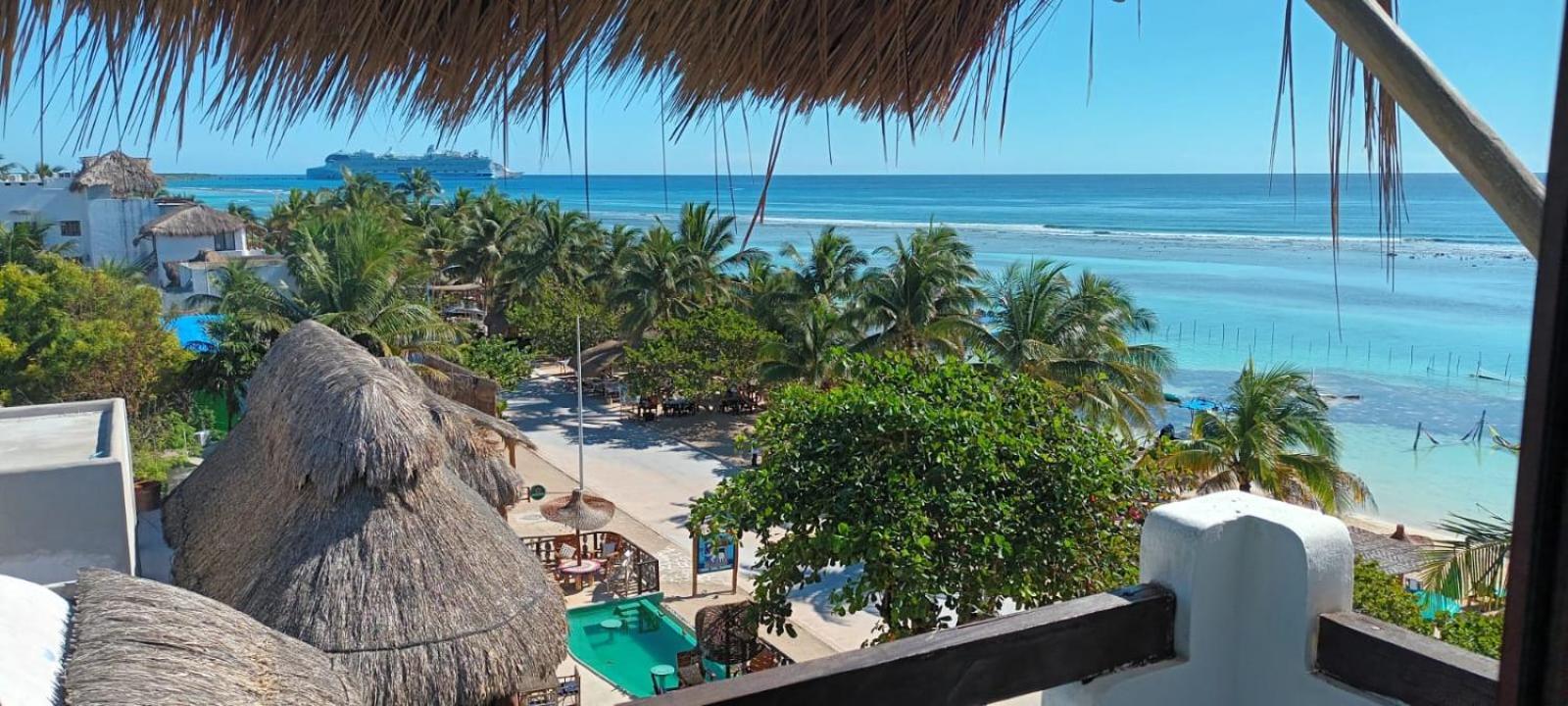 Hotel Blue Reef Frente Al Mar Mahahual Eksteriør billede