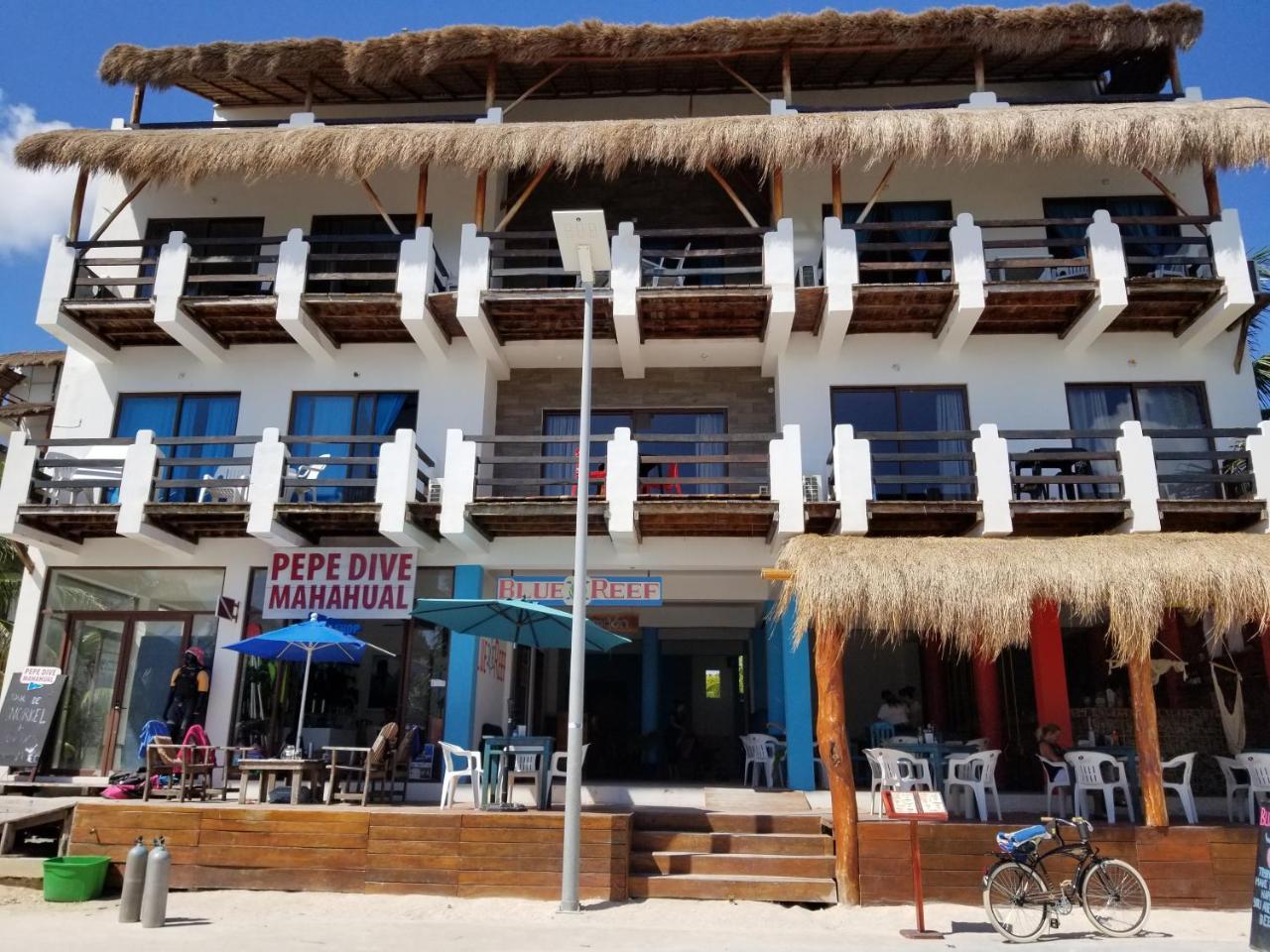 Hotel Blue Reef Frente Al Mar Mahahual Eksteriør billede