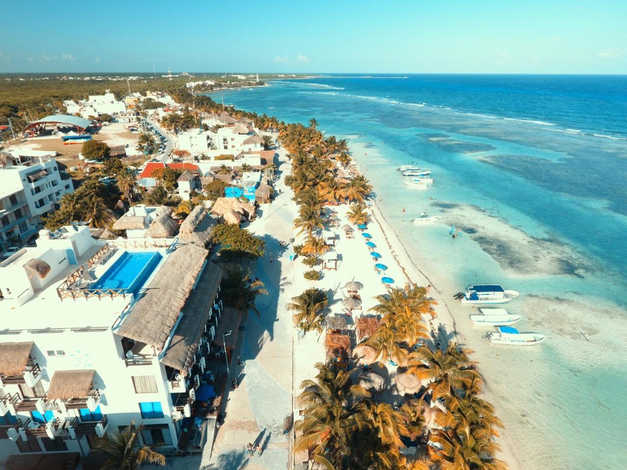 Hotel Blue Reef Frente Al Mar Mahahual Eksteriør billede