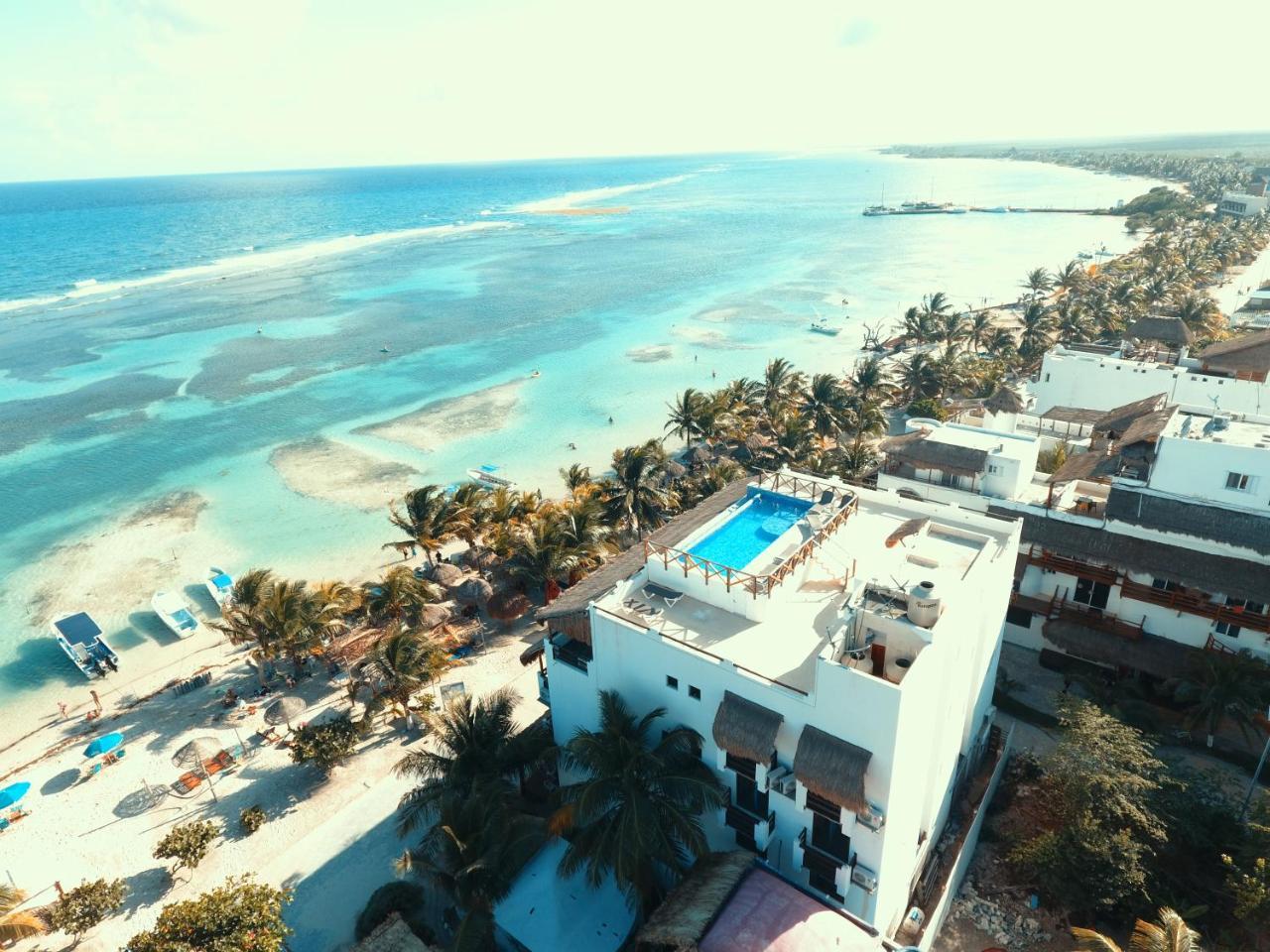 Hotel Blue Reef Frente Al Mar Mahahual Eksteriør billede