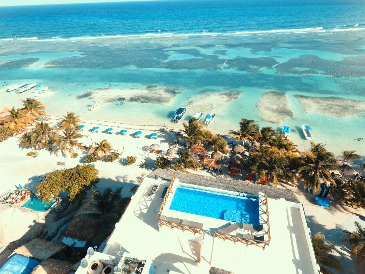 Hotel Blue Reef Frente Al Mar Mahahual Eksteriør billede
